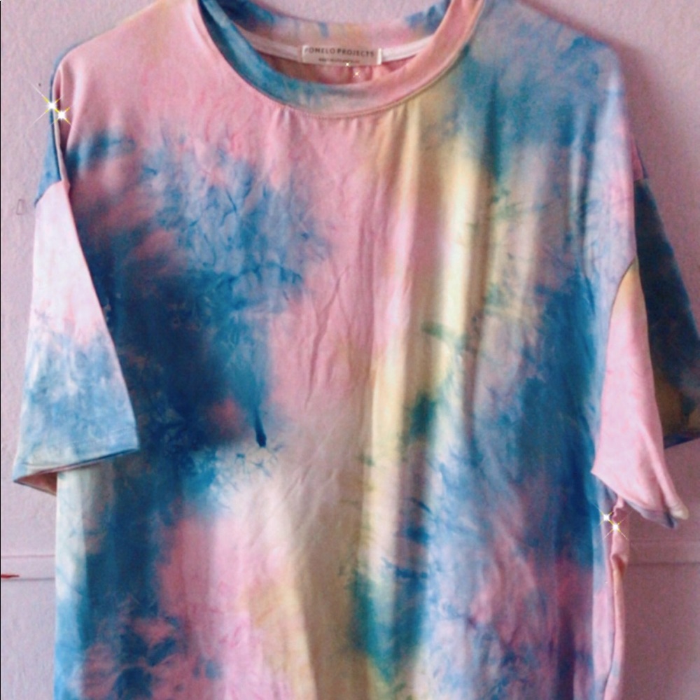 New oversized tie dye t shirt